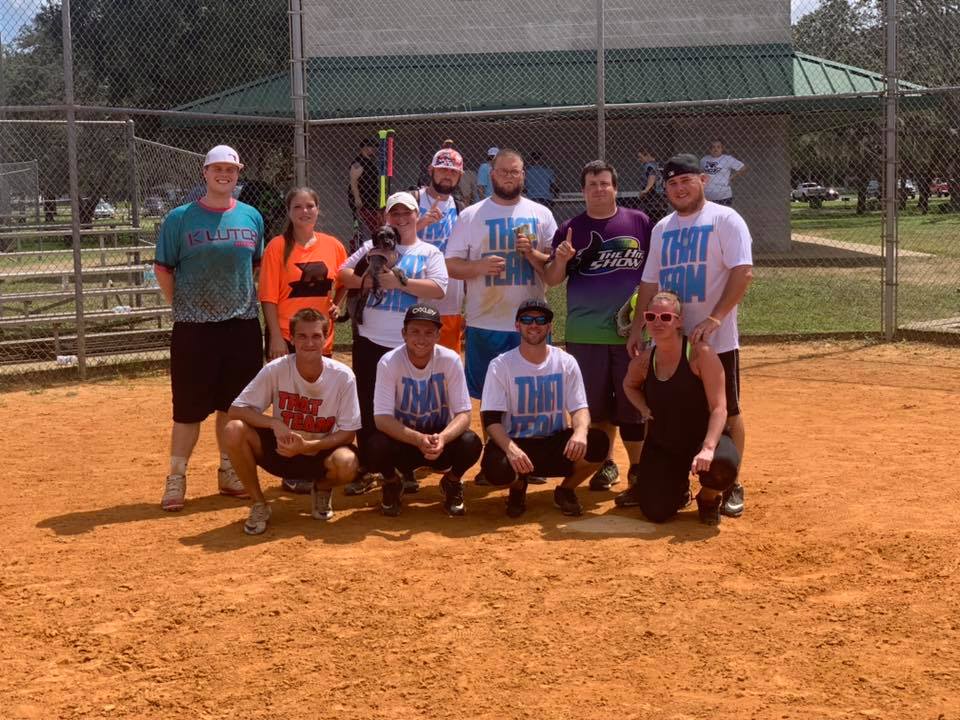 Nov 3, 2019 coed softball tournament at Woodlawn Park
